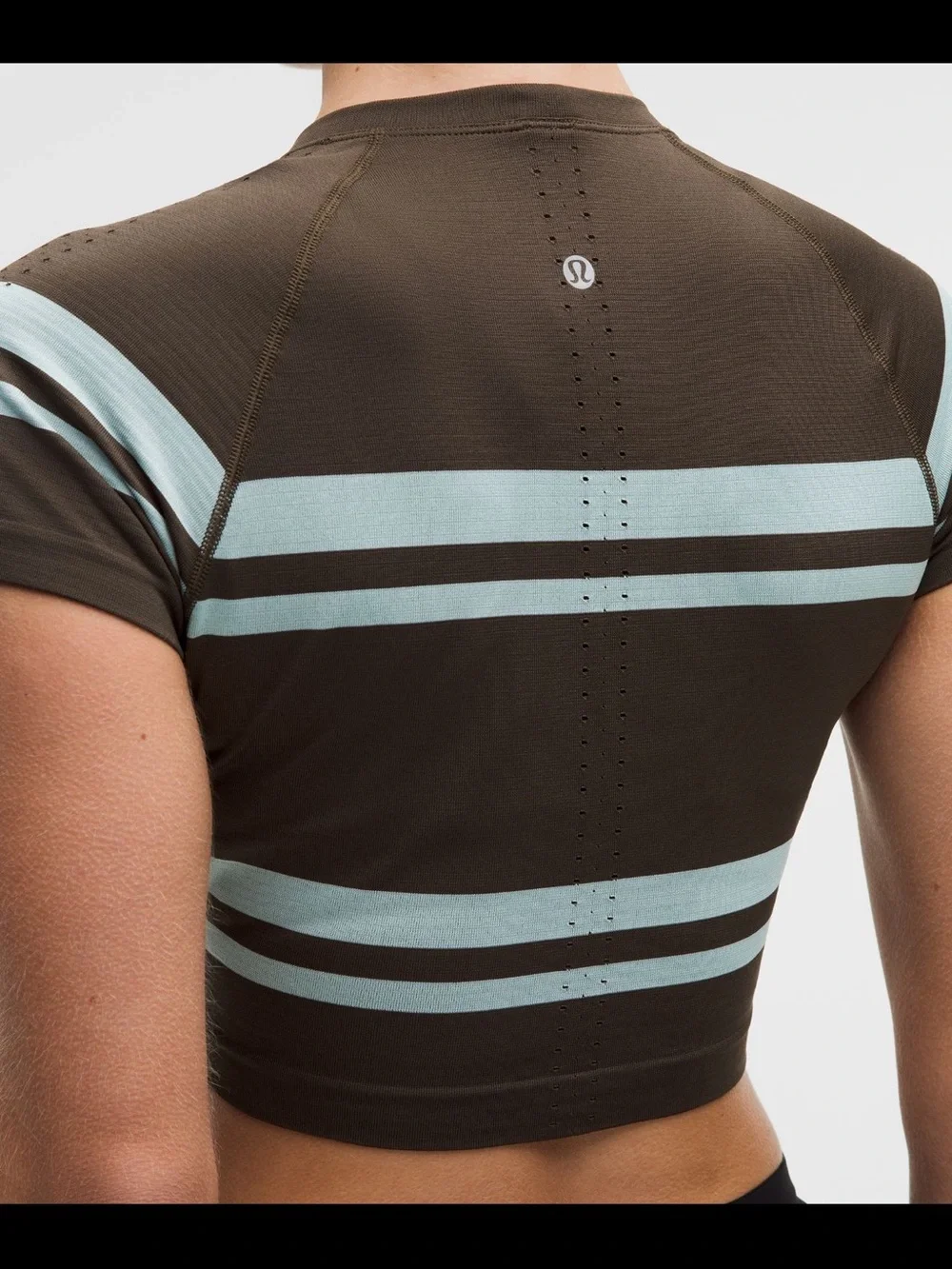 Lululemon Swiftly Tech Cropped Short-Sleeve Shirt